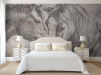 Fotobehang art-collection paarden slaapkamer